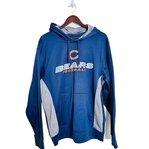 NEW Nike NFL Chicago Bears Sweatshirt Hoodie Athletic Active Blue Fleece Large